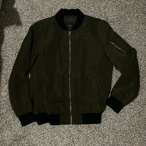 Guess Military Green Bomber Jacket